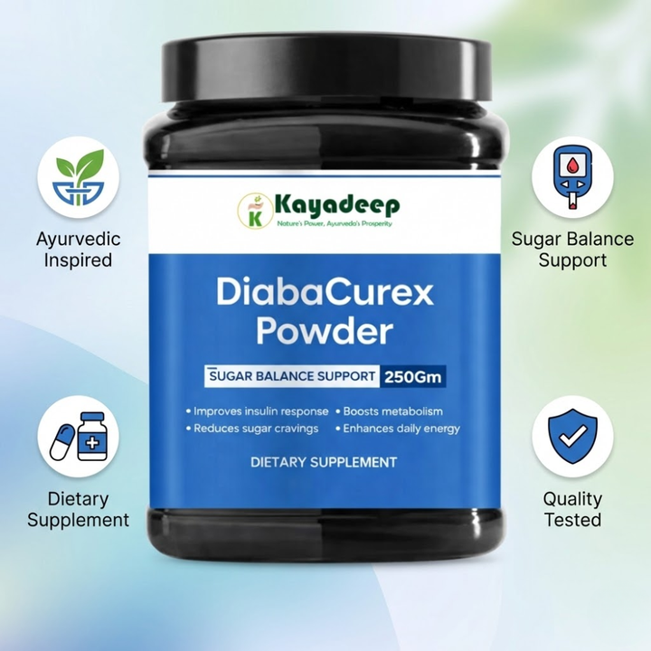DiabaCurex Powder - 100% Natural Supplement for Managing Blood Sugar.