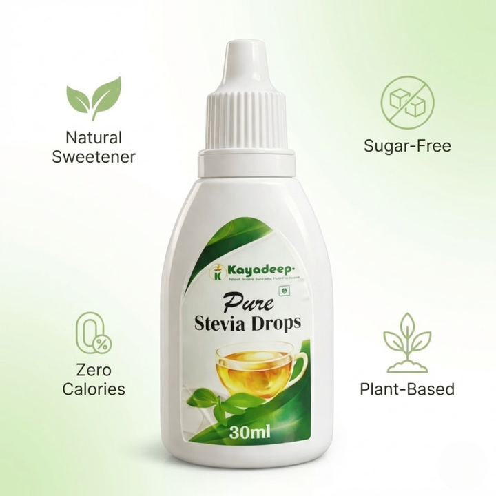 Pure Organic Stevia Drops  30ml